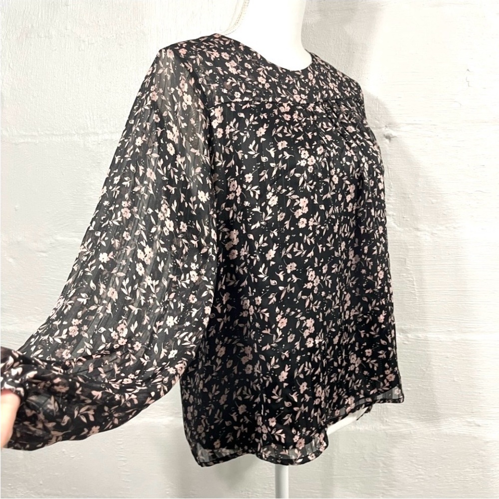 LUCKY BRAND FLORAL BOHO TOP (a472)